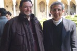 Foto Giornalista Franco Mariani con direttore Caritas Gerusalemme