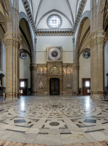 Duomo di Firenze, Controfacciata con Orologio di Paolo Uccello 1