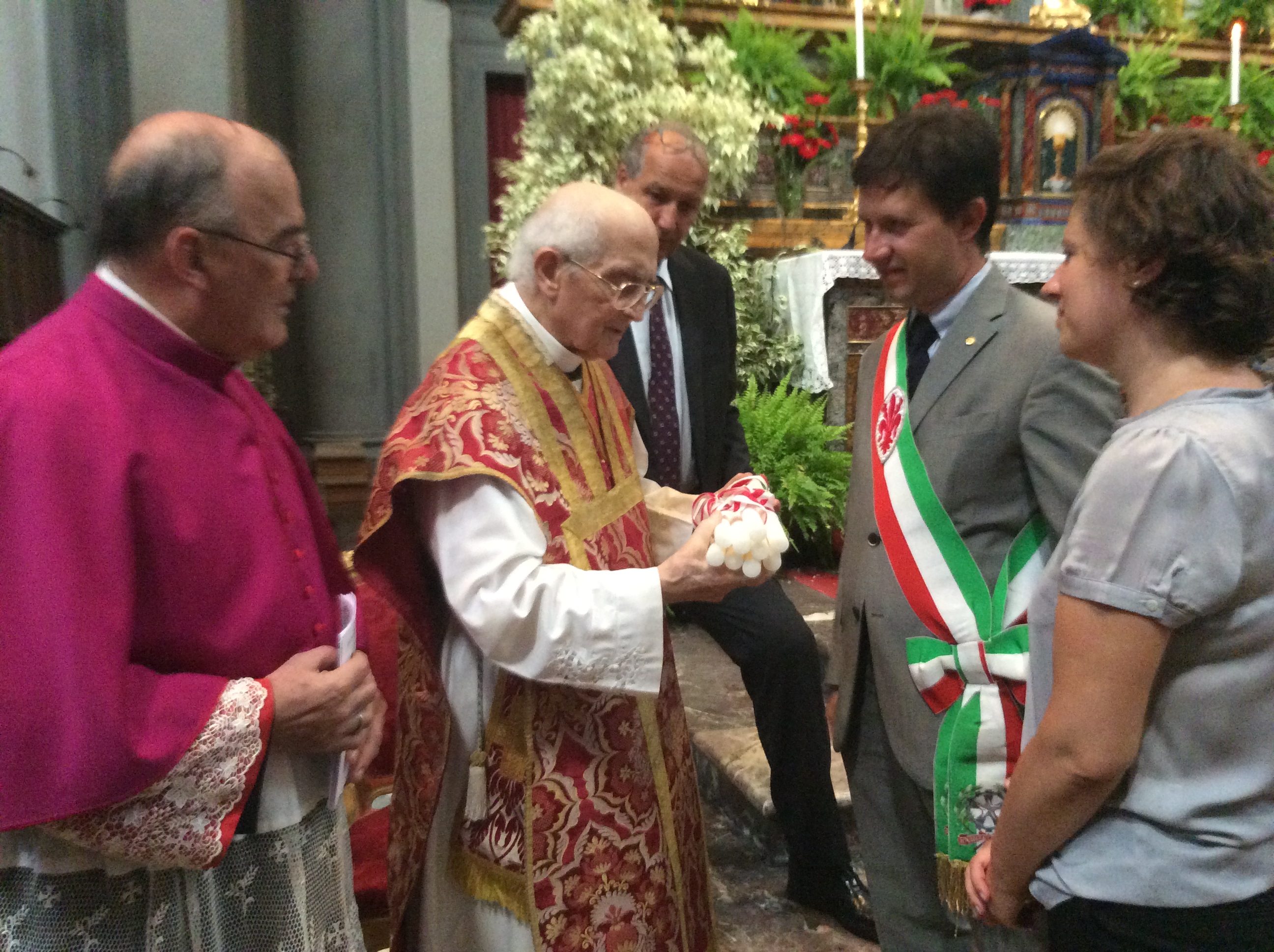 Sindaco, Buti, Mons Livi festa san Lorenzo 2014 – foto giornalista Franco Mariani