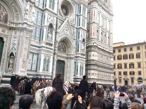 Riprese film sui Medici in piazza duomo 2015 - foto Giornalista Franco Mariani (2)