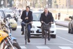 Giani e Renzi in bicicletta
