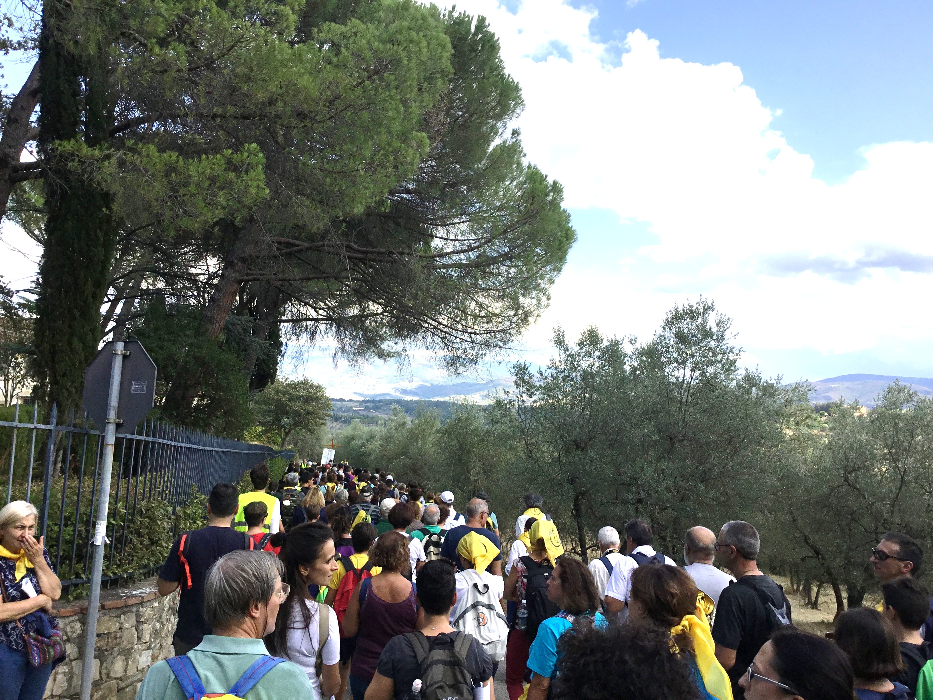 Pellegrinaggio Impruneta-Firenze 2017- Foto Giornalista Franco Mariani La Terrazza di Michelangelo (2)