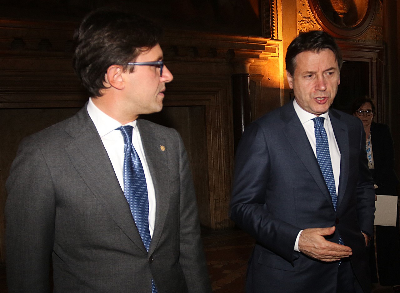 Sindaco Nardella con Presidente Ministri Conte 2