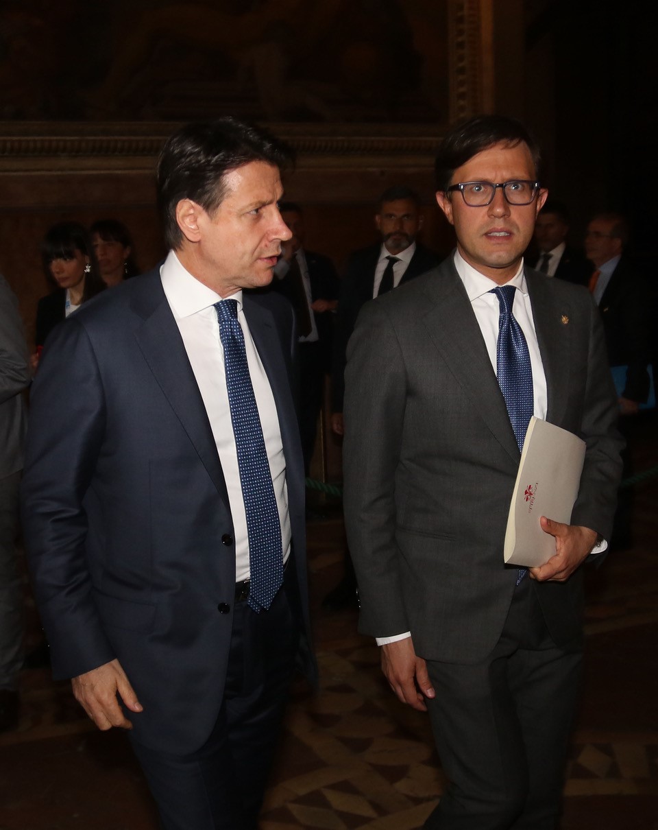 Sindaco Nardella con Presidente Ministri Conte
