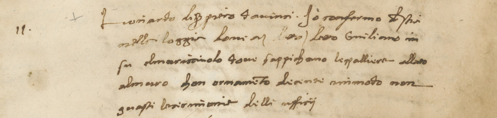Verbale riunione 25 gen 1504, Parere Leonardo da Vinci, Archivio dell'Opera di Santa Maria del Fiore