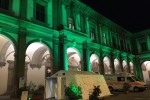 Ospedale Santa Maria Nuova illuminato luce verde (1)
