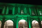 Ospedale Santa Maria Nuova illuminato luce verde (2)