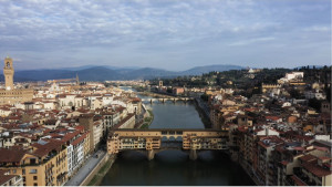Firenze con ponte vecchio e arno - uff st