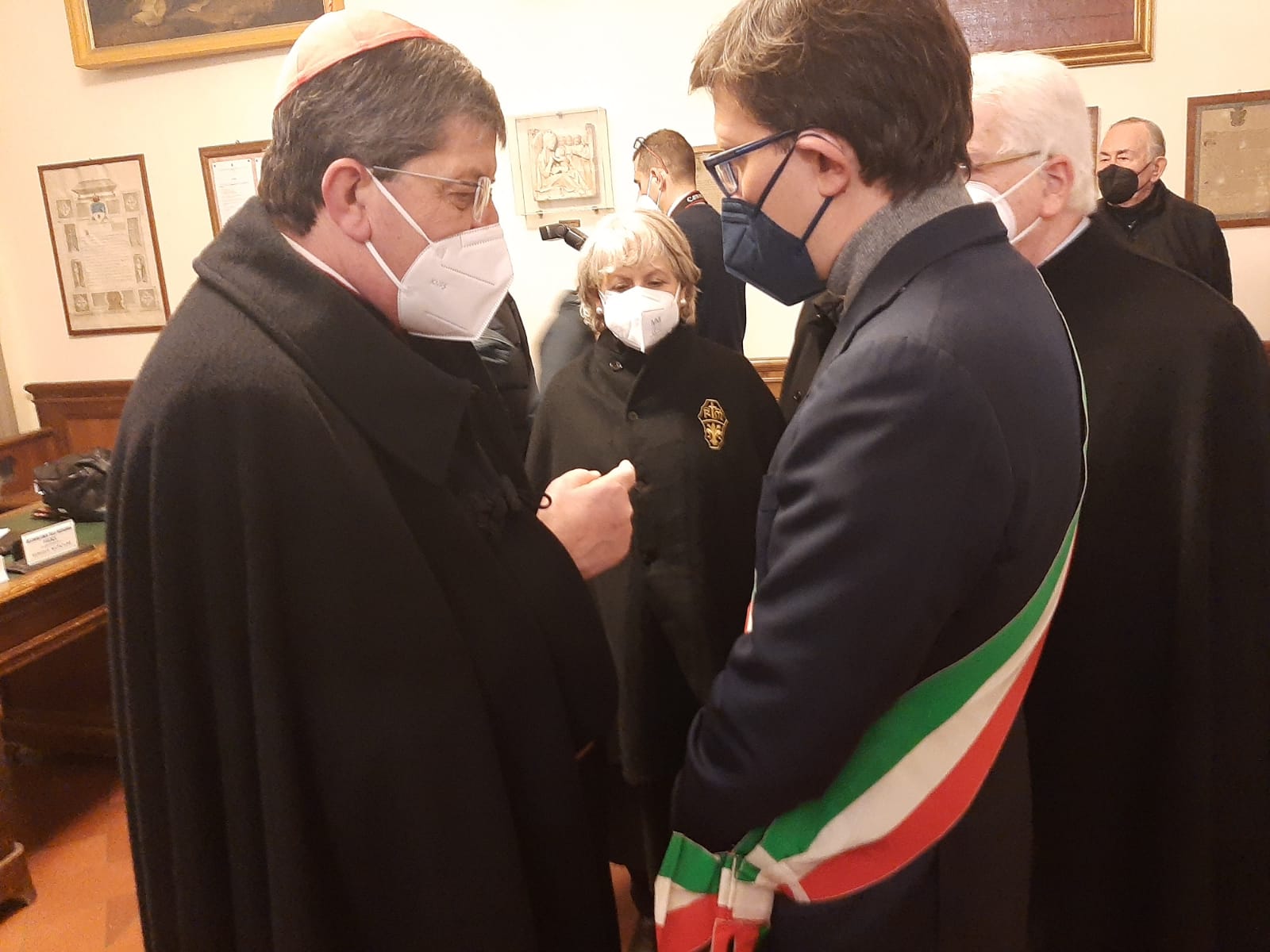 Cardinale Betori con Sindaco Nardella – Festa San Sebastiano 2022 – Foto Giornalista Franco Mariani (1)